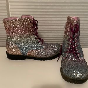Sam Edelman girls glitter boots